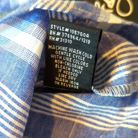 by&by, Off-the-Shoulder Denim Top, Tie Cuffs, NWT, Size Small - Picture 7 of 8